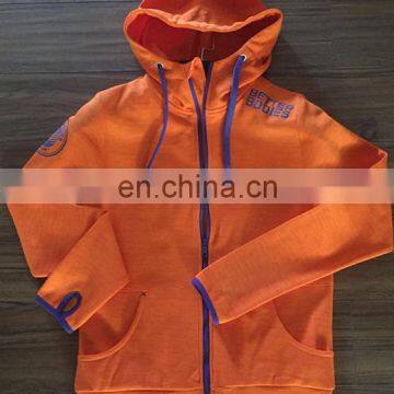 Full Zipper Hooded Sweatshirt 100%Polyester Mens Sweatshirt Custom Unisex Sweatshirt Hoodies China photo-2