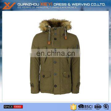 OEM Manufacturer Custom Men Hooded Cotton Military Parka, Cheap Parka men Jackets