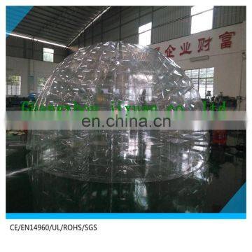 large clear acrylic dome/inflatable transparent dome