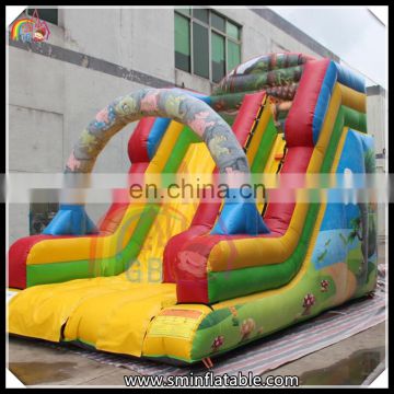 Factory Price inflatable dragon toy slide,large inflatable slide,inflatable dinosaur toy painting slide for kid