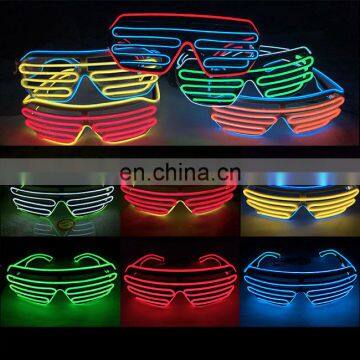 el glasses led Shutter el wire glasses party favor