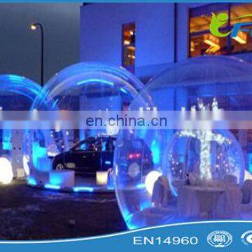 christmas/event inflatable bubble lodge/inflaable clear bubble tent/inflatable bubble house