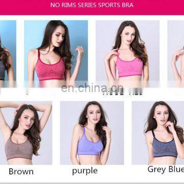 Ladies Wholesale Sports Bra With Criss Cross Back#WX0016 photo-6