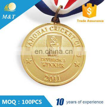 Factory Direct Sale Custom Metal Cricket Medal