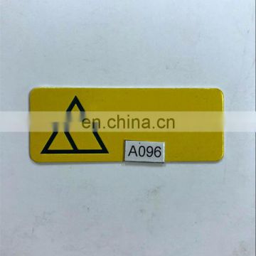 high quality aluminum engraving metal label