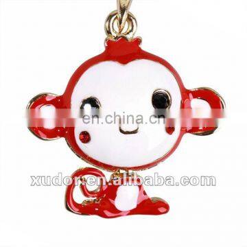 RED FUNNY MONKEY CELL PHONE/MOBILEPHONE STRAP/CHARM ACCESSORIES