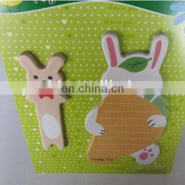 Cute Rabbit notepad personalized design magnetic memopad