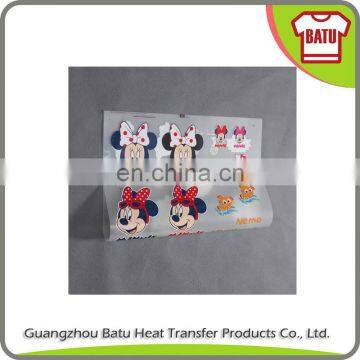 custom cartoon plastisol transfer paper