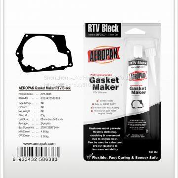 AEROPAK 85g Black Hi-Temp RTV Gasket Maker