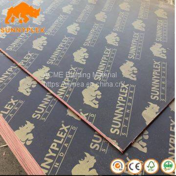 Poplar Core 18mm Film Faced Plywood for Construction photo-2