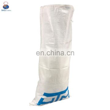 Wholesale high tensile strength 25kg 50kg woven pp packing bag