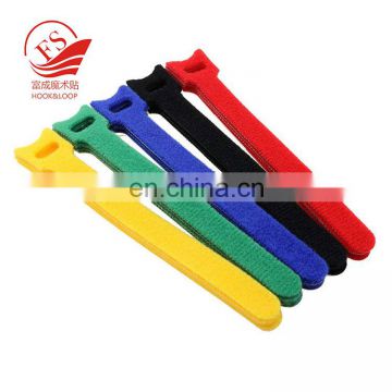 20X160mm Green yellow blue red black fastening hook loop cable binder wrap ties