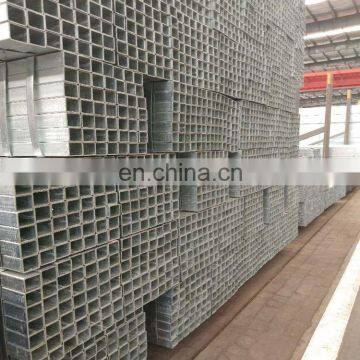 rectangular galvanized steel pipe for framing use / 2.5 inch galvanized square steel pipe