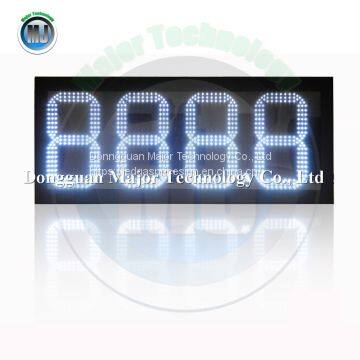 RF Wireless Control Outdoor 12inch Red 8.888 LED Gas Station Price Display