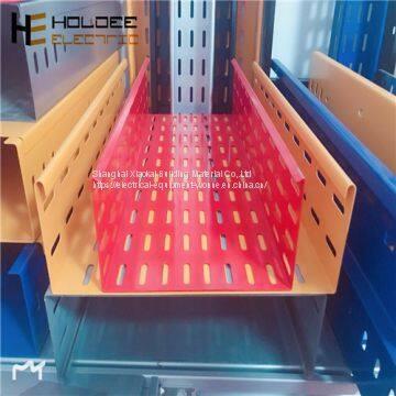 Hot dipped galvanized steel perforated cable tray with CE