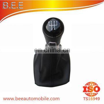 For Skoda OCtiva Black 5 Speed Gear Shift Knob & PU Boot 5ED 711113