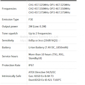 JRC JHS-431 MARINE UHF TRANSCEIVER photo-2