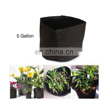 1 3 5 10 15 20 Gallon Felt Grow Bag for Plant Pot Fabric Planter photo-3