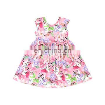 Girl Stripe And Star Backless Kids Twirl Dress 4th Of July Dress photo-3