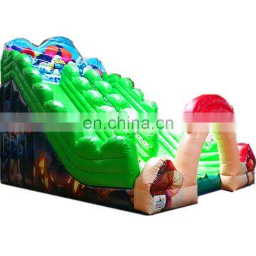 Outdoor Mushroom Theme Playground Inflatable Bouncy Slides For Children Amusement Park