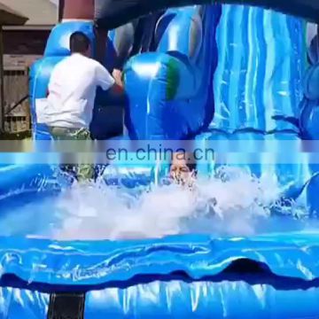 adult hot commercial tropical inflatable palm coconut tree water slide