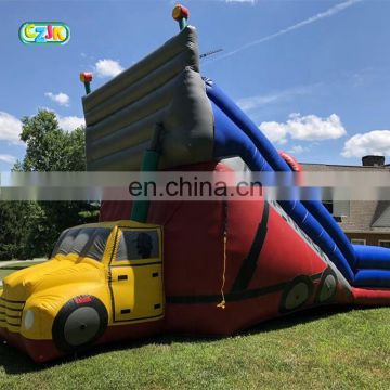 inflatable dump truck slide