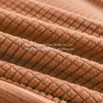 Brown Velvet Stretch Dining Room Chair Covers Soft Removable Dining Chair Slipcover photo-5