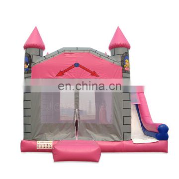 Princess Kids Party Jumpers Inflatable Commercial Bounce House Bouncy Castle Pink Playhouse Bouncer With Slide