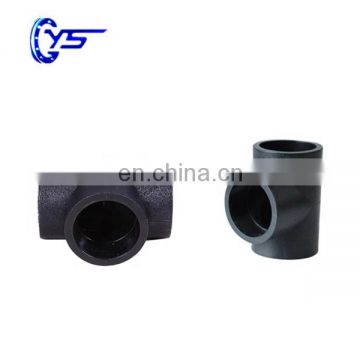 3 way hydraulic black pipe fittings,Wholesale high quality HDPE tee joint with cheap price