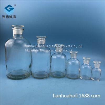 Manufacturers Direct 500ml Small Mouth Transparent Reagent Glass Bottle photo-5