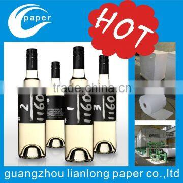 PVC shrink label print drink bottle label stickers