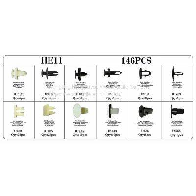 Automobile General Door Panel Clip Lining Trim Panel Side Skirt Reinforced Thick Nylon Damping Plastic Clip photo-2