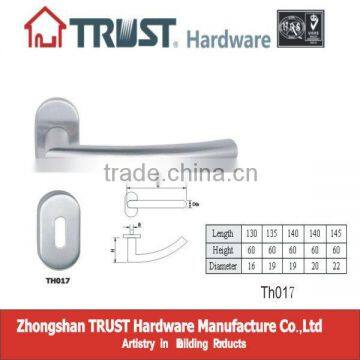 TH017:Guang Dong Stainless Steel Hollow Door Handle with Escutcheon