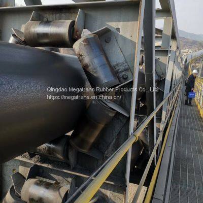 High quality rubber conveyor belt /Pipe rubber Conveyor Belt