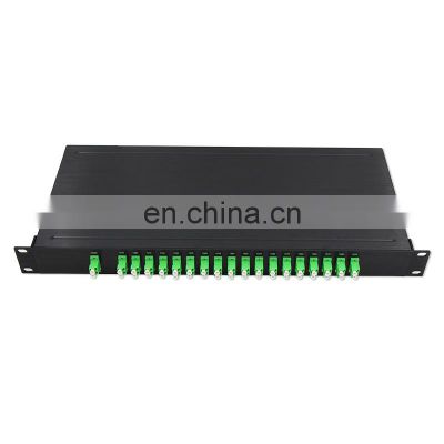 China factory price 1 U 19 inch rack mount optical Splitters