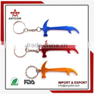 China supplier high quality low price bulk beer bottle opener with keychain