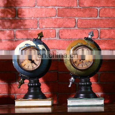 Retro Desk Clock Seat Living Room Bedroom Bedside Table Decoration Decoration photo-2