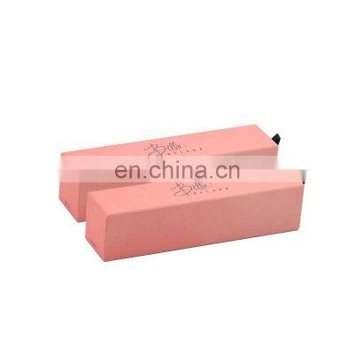 Custom paper cardboard empty pink lipstick gift packaging box