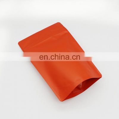 Custom Printed Ziplock Kraft Paper Stand Up Pouch/ Food Packaging Bag With Zipper And Window