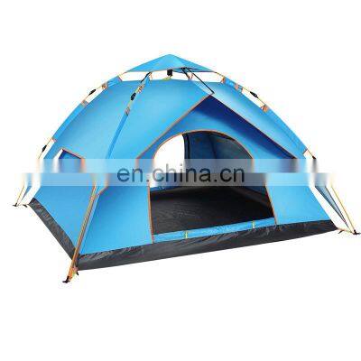 Prime Outdoor Waterproof Family Big Hiking Camping Tents Thickened Automatic Popup Opening 2 to 4 Person Instant Camping Tent