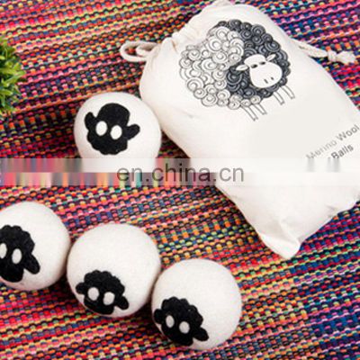 Essential Wholesale Australia Natural Logo Laundry Eco Smart Sheep Wool Dryer Balls