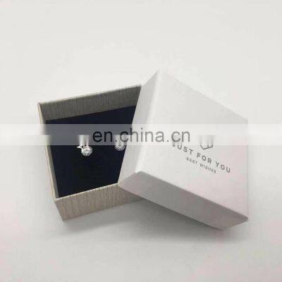 Wholesale Empty Jewelry Gift Paper Packaging Boxes for Earring Necklace Logo Box photo-2