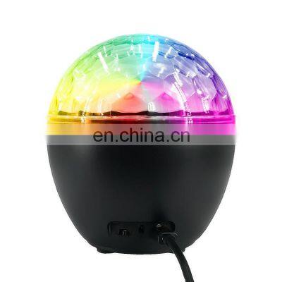 Crystal Magic Ball Light Remote Control USB 5V 9W 16-Color colored Recharge LED Stage Lights