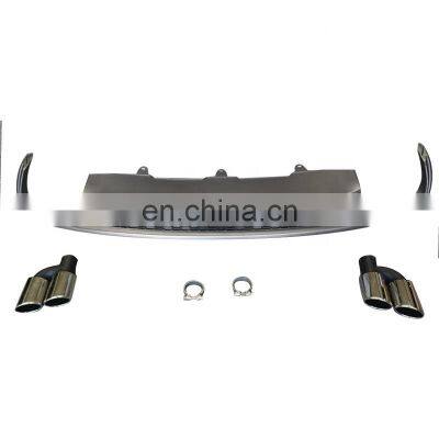 S6 Diffuser With Tailpipe for Audi A6 Non-sline Version 2012 2013 2014 2015 photo-2