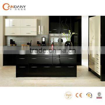 Simple Style Melamine Faced Chipboard Kitchen Cabinet