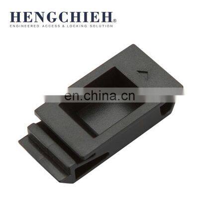 Factory Price Good Quality MS725 Grey / Black Nylon Fireproof Cabinet Hasp Plastic Plane Lock photo-2