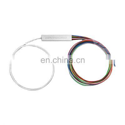 1:16 1 x 6 1*16 1x16 way ribbon micro mini tube fiber optic plc splitter without connector