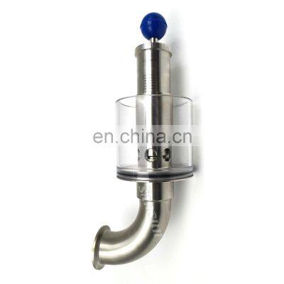 Sanitary Stainless Steel 316L Automatic Adjustable Pressure Relief Valve