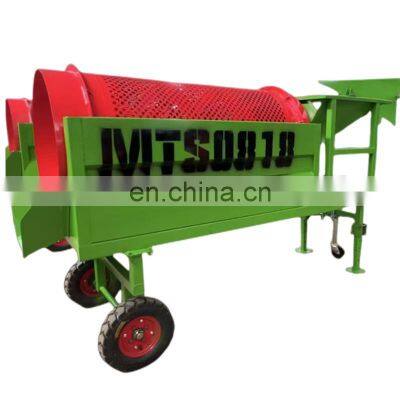 Small Movable High Efficient Screening Topsoil And Compost Operations Equipment Mobile Trommel Screen