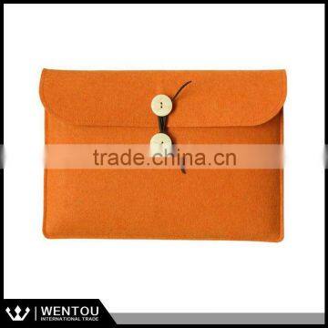 New Deaign Solid Color Personalized Felt Laptop Bag